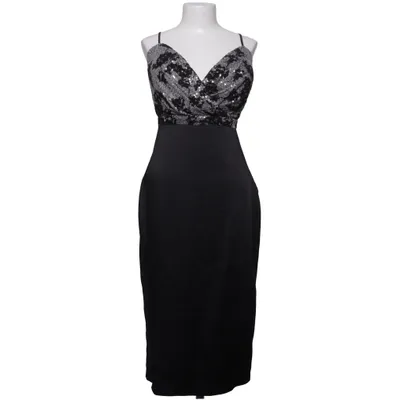Cocktail dress (Black, Silver) from Fervente Elastane, Polyester