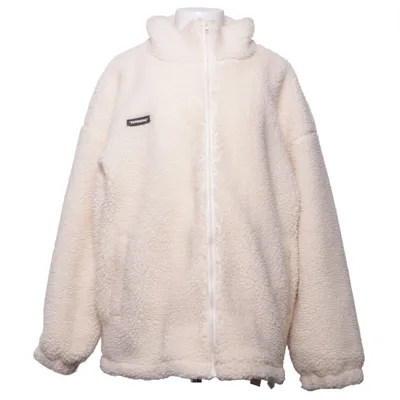 Fleece jacket (White) from Dazy Polyester