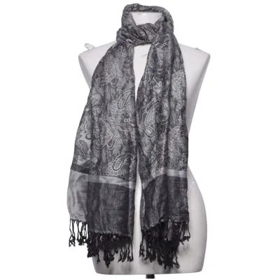Schal (Schwarz, Grau) von Pashmina Kaschmir