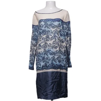 Robe (Bleu, Blanc, Multicolore) de Gustav Coton, Polyester, Soie