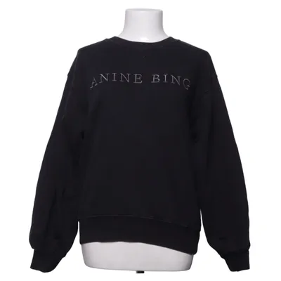 Sweatshirt (Schwarz) von Anine Bing Baumwolle
