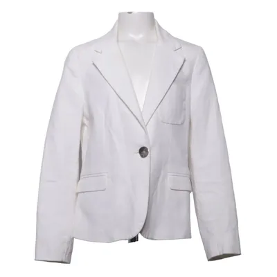 Blazer (White) from Zara Girls Acetate, Cotton