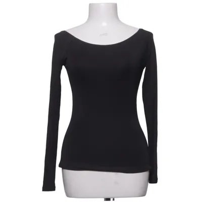 Langærmet t-shirt (Sort) fra Filippa K Elastan, Lyocell