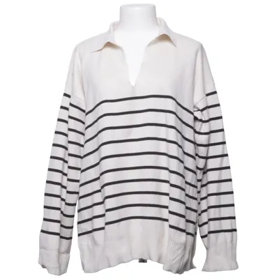Sweater (White, Black) from Jojo Maman Bébé Acrylic, Elastane, Polyester