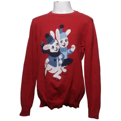Christmas sweater (Red, Multicolored) from Polarn O. Pyret Organic cotton