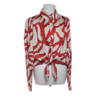 Blouse (Red, Beige) from Minus Viscose
