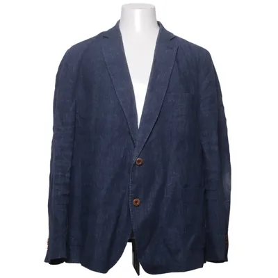 Blazer (Blauw) van Pour Homme Linnen, Polyester, Viscose