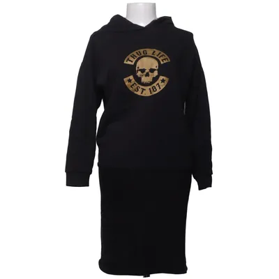 Capuchon jurk (Zwart) van Thug Life Katoen, Polyester