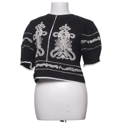 Top (Black, White) from Zara Cotton
