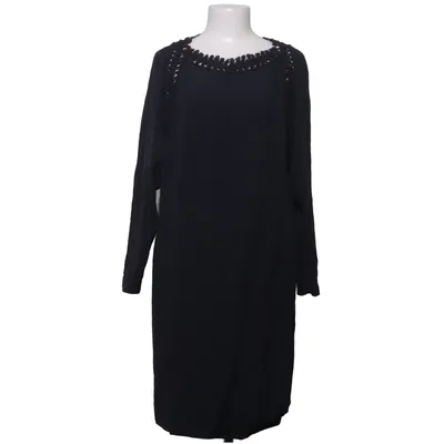 Dress (Black) from Whiite Cotton, Silk