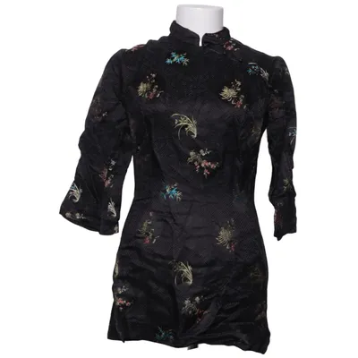 Cheongsam (Svart, Flerfärgad)