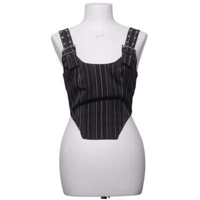 Crop top (Sort, Hvid) fra The Ragged Priest Polyester