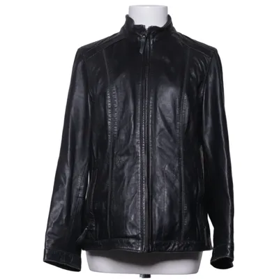 Läderjacka (Svart) från Molltan Skinn, Polyester