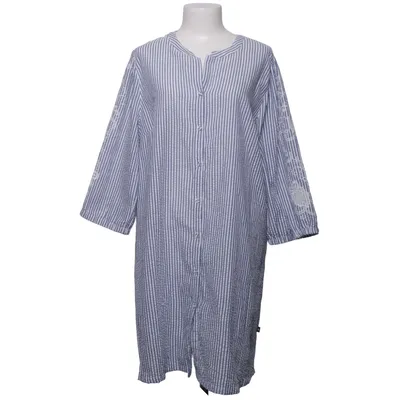 Shirt dress (Blue, White) from Adia Cotton