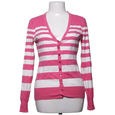 Cardigan (Pink, Hvid) fra John Cabot