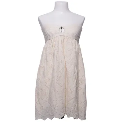 Jurk (Wit) van Zara Katoen, Polyester