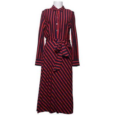Shirt dress (Blue, Red) from Boden Cotton, Tencel