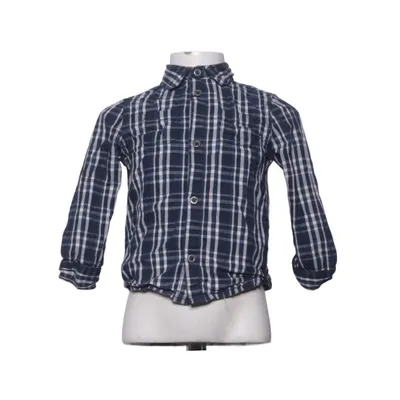Chemise en flanelle (Bleu, Blanc) de Topolino Coton
