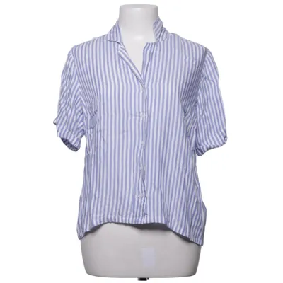 Short sleeve shirt (Blue, White) from Magasin Du Nord Viscose