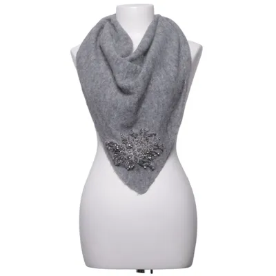 Scarf (Gray) from Zara Acrylic, Alpaca wool, Elastane, Polyester