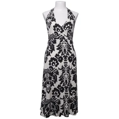 Halterneck dress (Black, White) from Birgitta Elastane, Viscose