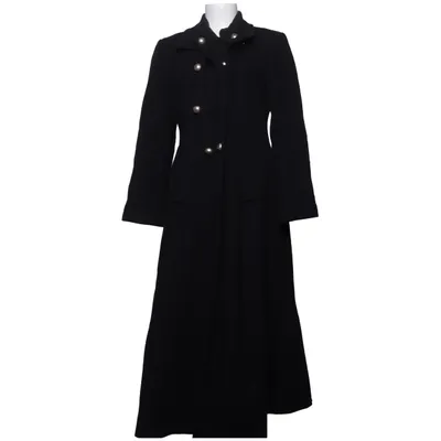 Manteau (Noir) de Joy Cachemire, Polyamide, Polyester, Laine