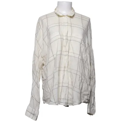 Shirt (Beige, Gray) from Vince Cotton, Modal, Viscose