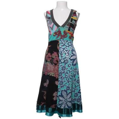 Kjole (Blå, Sort, Flerfarvet) fra Desigual Bomuld, Polyester