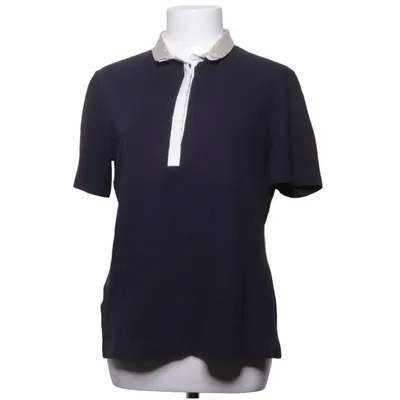 Pikétröja (Blå, Vit) från GC Fontana Bomull, Elastan, Polyamid, Silke