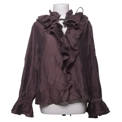 Blouse (Brown) from H&M Lyocell, Polyester