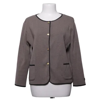 Cardigan (Beige, Sort) fra Busnel Merinould