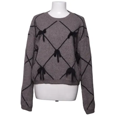 Sweater (Gray, Black) from Shein Acrylic, Polyamide, Polyester