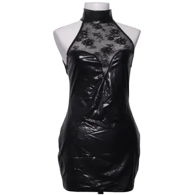 Negligé (Sort) fra Cottelli Collection Elastan, Polyester