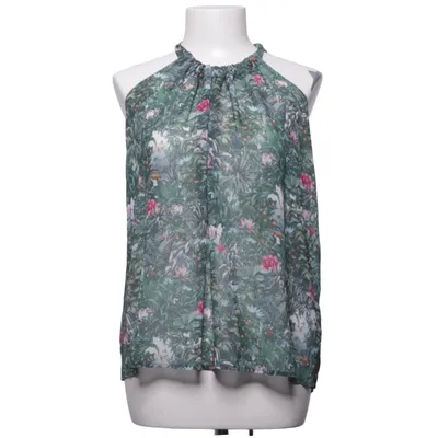 Knytblus (Grön, Flerfärgad) från H&M Conscious Collection Återvunnen polyester