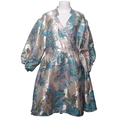 Wikkeljurk (Beige, Blauw, Goud) van Noella Polyester