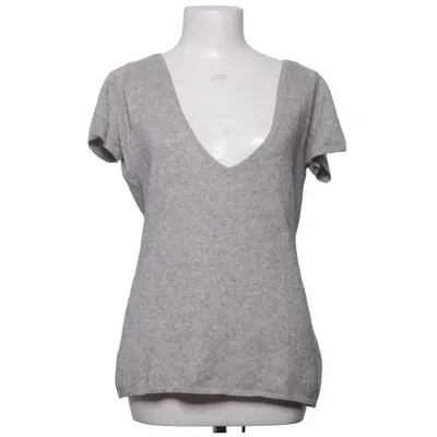 T-shirt (Gris) de Jodhpur Cachemire, Soie