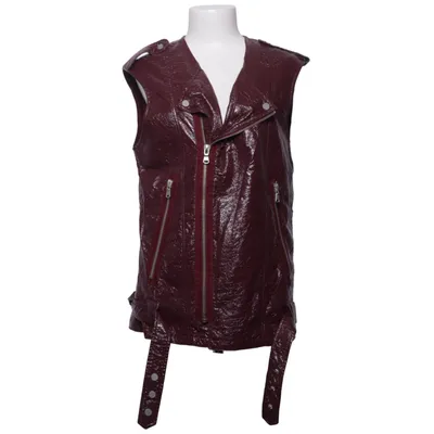 Bikervest (Ebba Waistcoat) fra Gina Tricot Polyester, Polyurethan