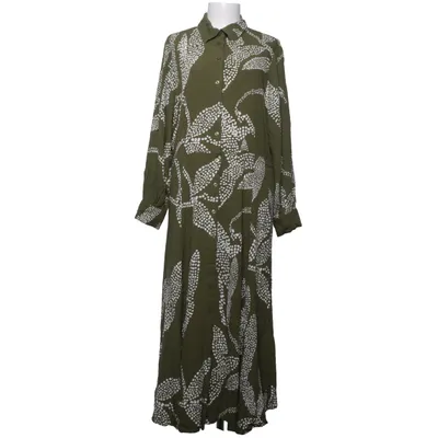 Shirt dress (Green, White) from Reserved Viscose