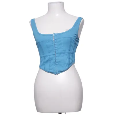 Crop top (Blauw) van Dilvin Katoen, Elastaan