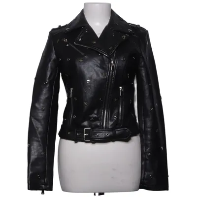 Bikerjacka (Svart) från CC Fashion Polyester, Polyuretan
