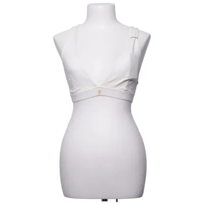 Crop top (White) from Chintamani Alchemistry Cotton, Elastane