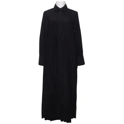 Skjortekjole (Sort) fra Isa Polyester