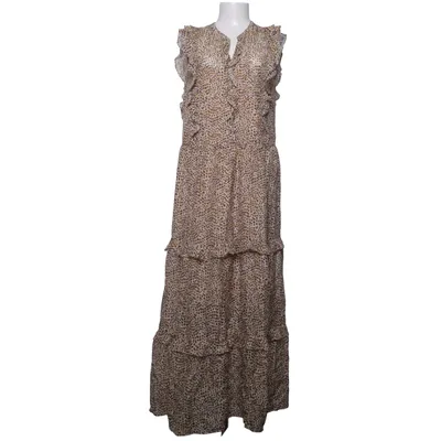 Långklänning (Beige, Brun, Gul) från Marc Cain Silke, Viskos