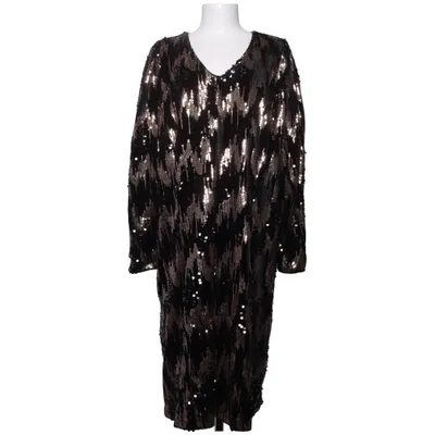 Cocktail dress (Black, Gold) from Zay Polyester, Viscose