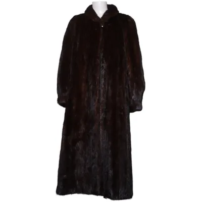 Fur coat (Brown) from Saga Mink