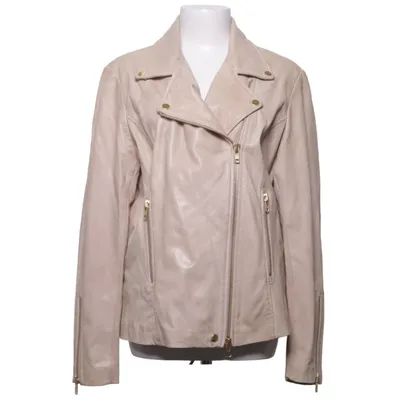 Veste de motard (Beige) de Frontrow Living Cuir
