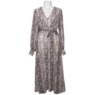 Dress (Beige, Brown) from The Fashion Fraction x NA-KD Polyester