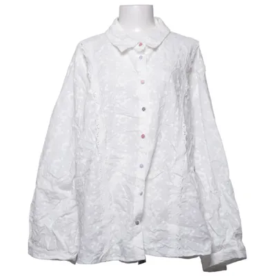 Blouse (White) from Buykud Cotton