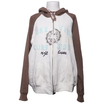 Capuchon sweater (Bruin, Wit, Meerkleurig) van Reject Katoen, Polyester