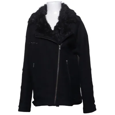 Bikerjakke (Sort) fra Warehouse Polyester, Viscose, Uld
